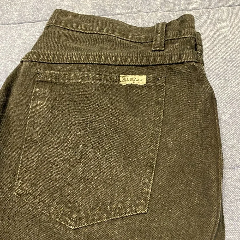 Bill Blass Vintage Black Jeans Size 18 100% Cotton - Picture 4 of 5